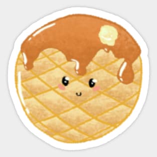 Waffle design Sticker